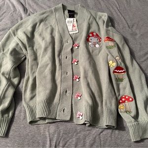 Hello Kitty Mushroom cardigan plus size